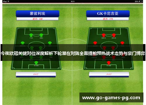 今夜欧冠关键对位深度解析下轮潜在对阵全面提前预热战术走势与豪门博弈